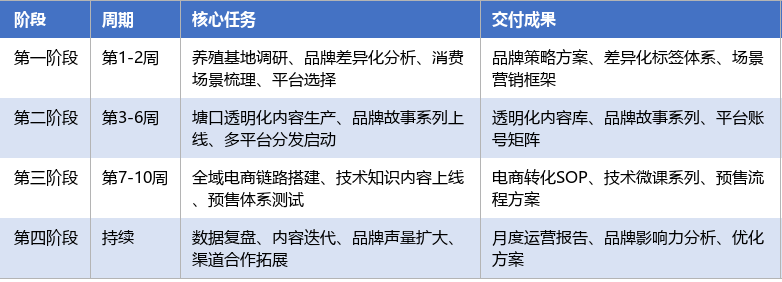 落地实施路径表