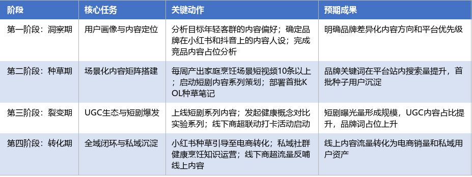 落地实施路径表