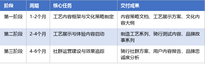 落地实施路径表
